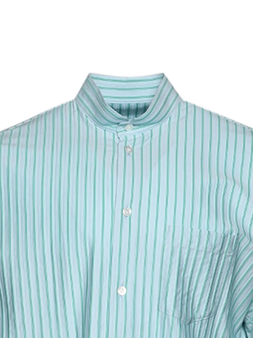  Issey Miyake Striped Shirt - Blue 