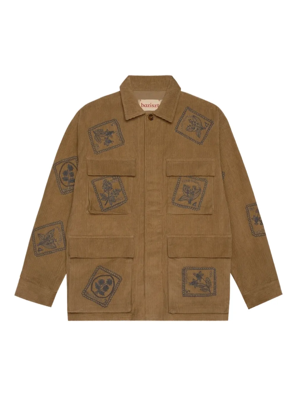 Baziszt Langärmelige Bosta Hemdjacke | Braun | Image 1