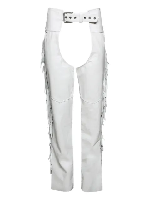 ANGELICA MONTINI STUDIOS fringe leather chaps