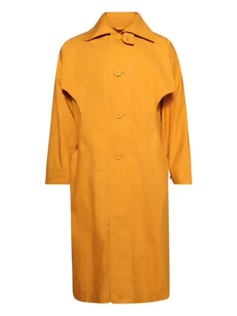 Issey Miyake button belted coat