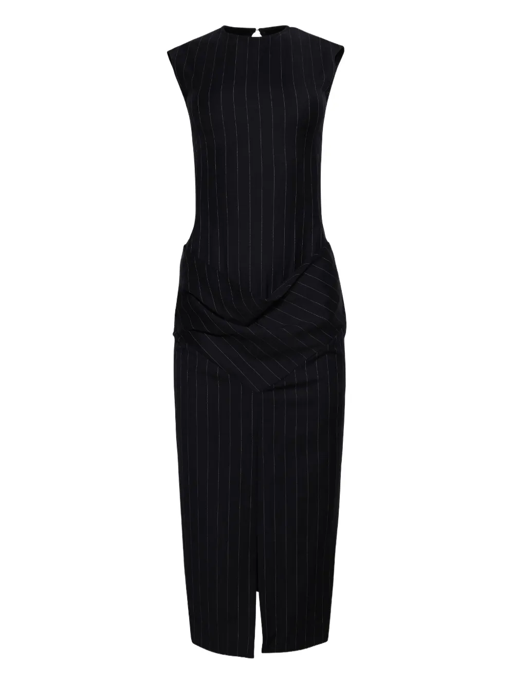 Burc Akyol pinstripe midi dress | Blue | Image 1
