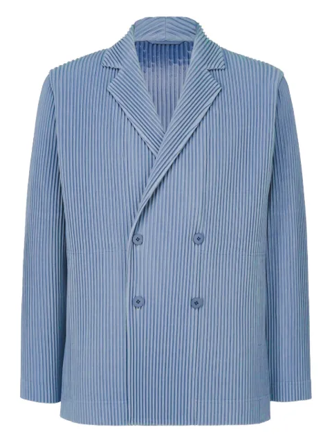 Issey Miyake Pleats 1 double-breasted jacket