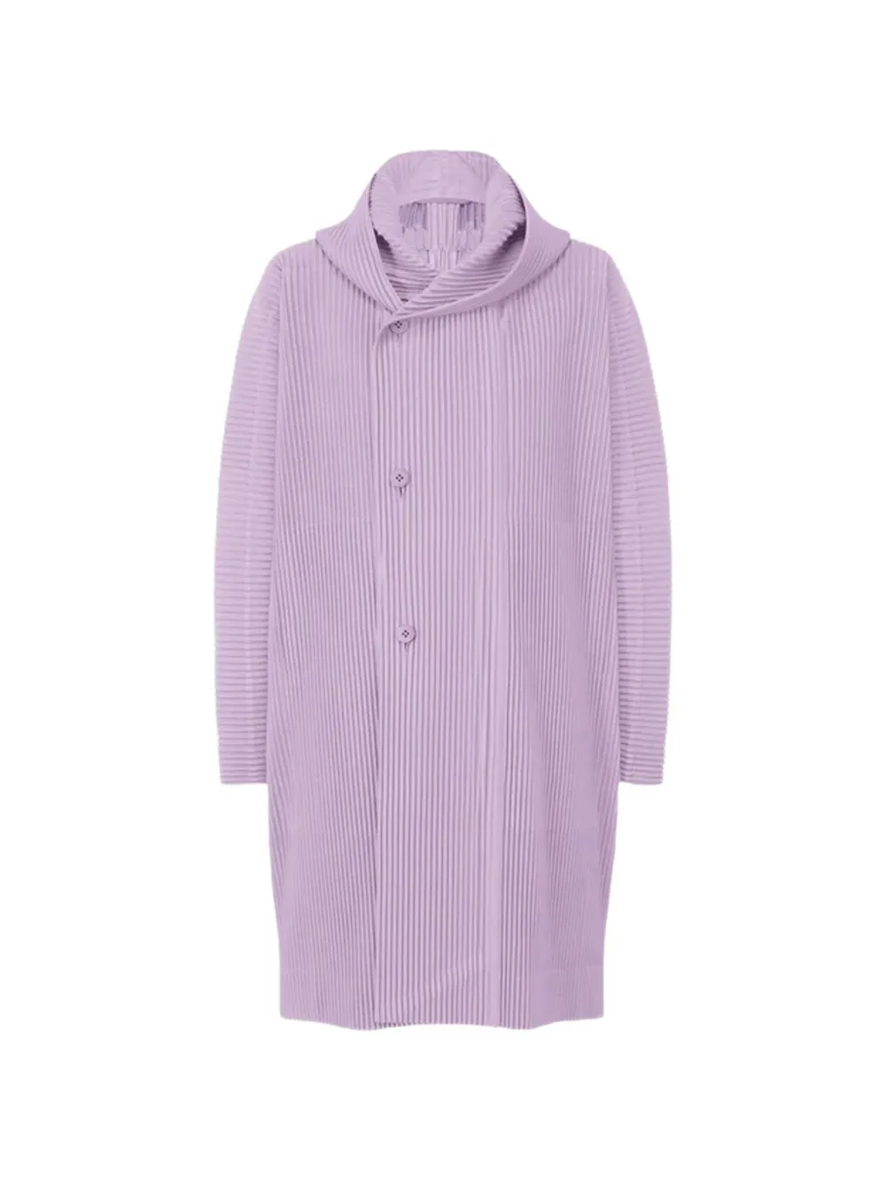 Issey Miyake December pleated coat - Viola