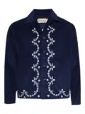 Baziszt Ponic corduroy shirt jacket - Blue