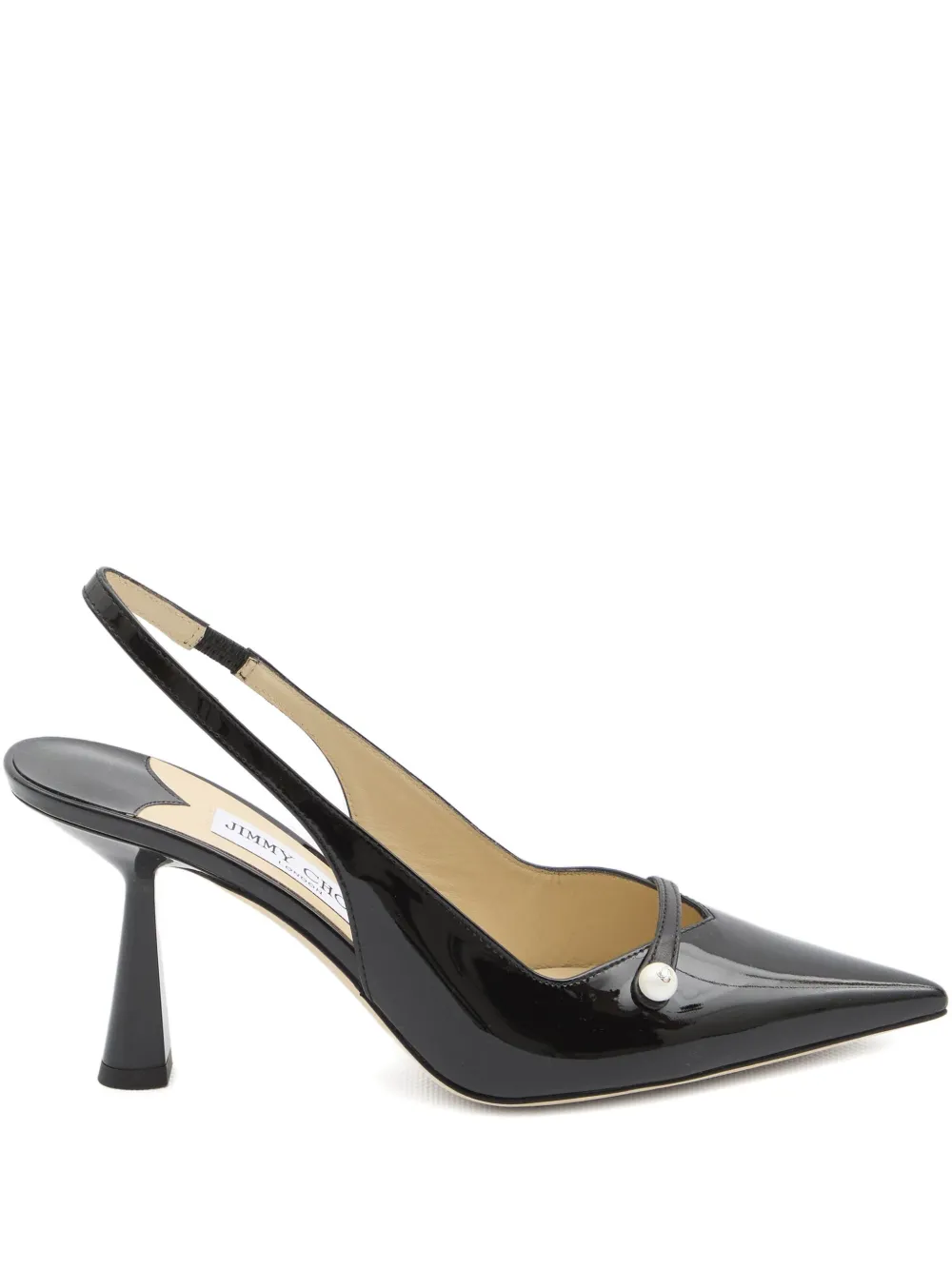 Jimmy Choo 85mm Amita slingback pumps Black