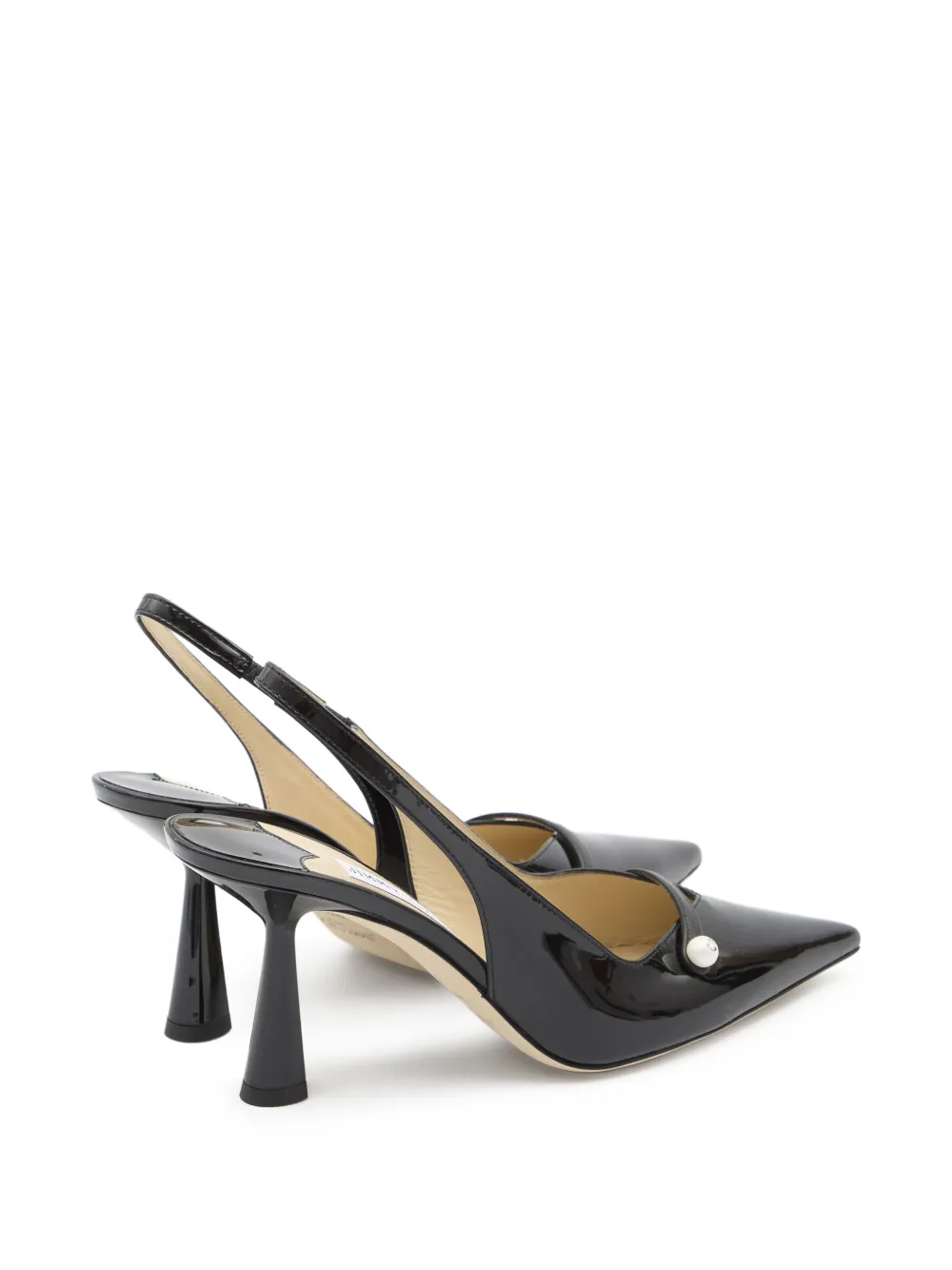 Jimmy Choo 85mm Amita slingback pumps Black
