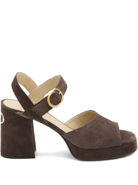 Valentino Garavani 100mm platform buckle-strap sandals