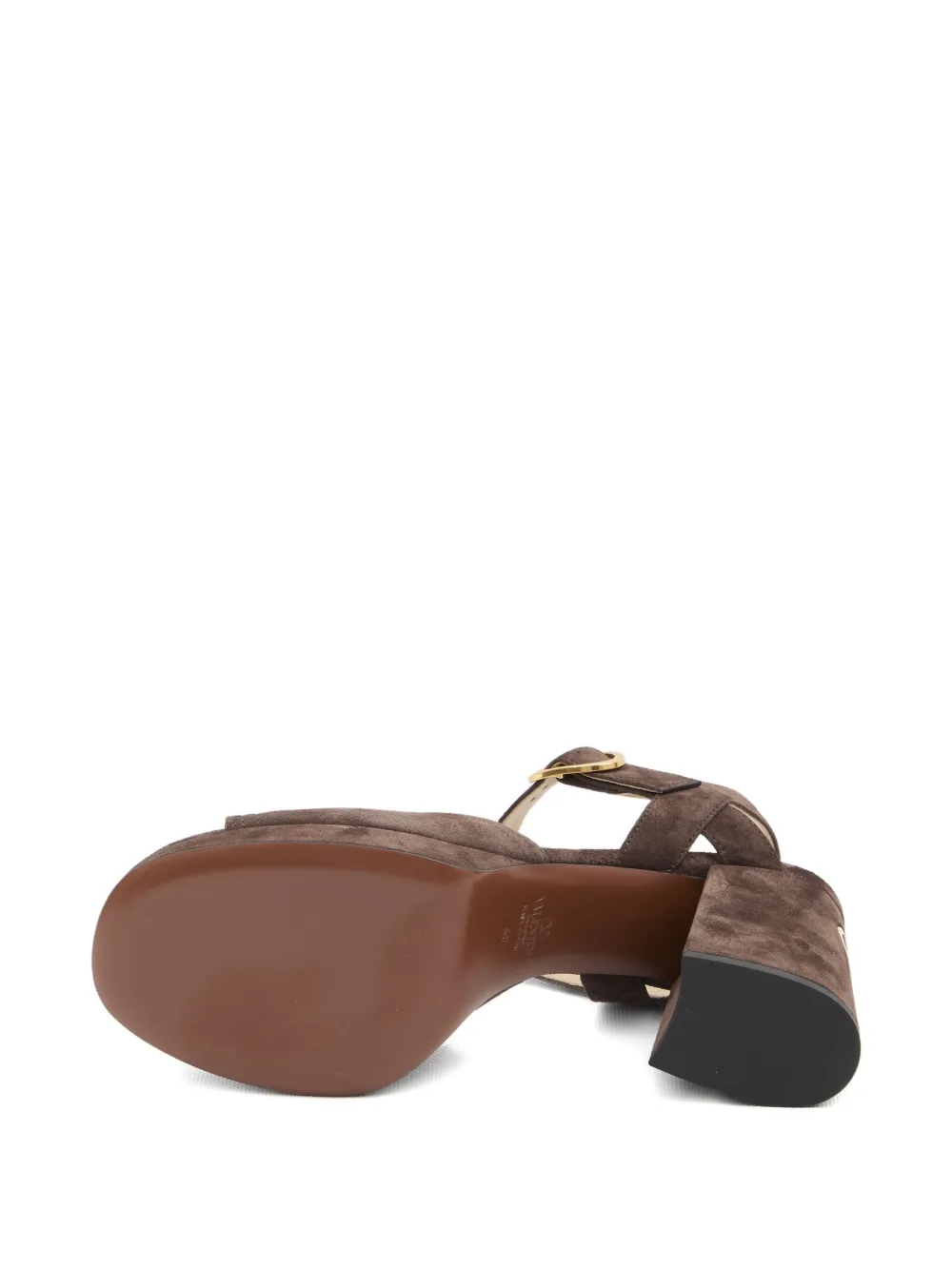 Valentino Garavani 100mm platform buckle-strap sandals Bruin