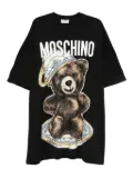 Moschino Teddy Bear-print T-shirt mini dress - Black