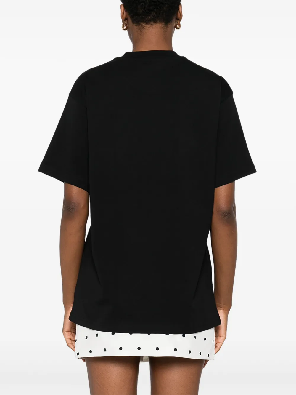 Moschino Katoenen T-shirt met Teddy Bear-print Zwart