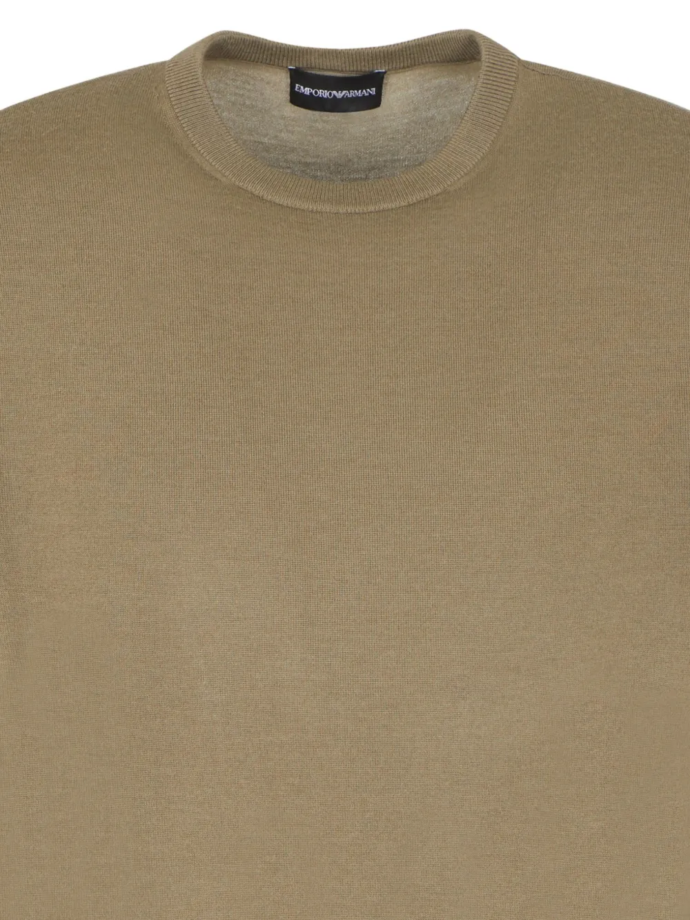 Emporio Armani T-shirt met ronde hals - Beige