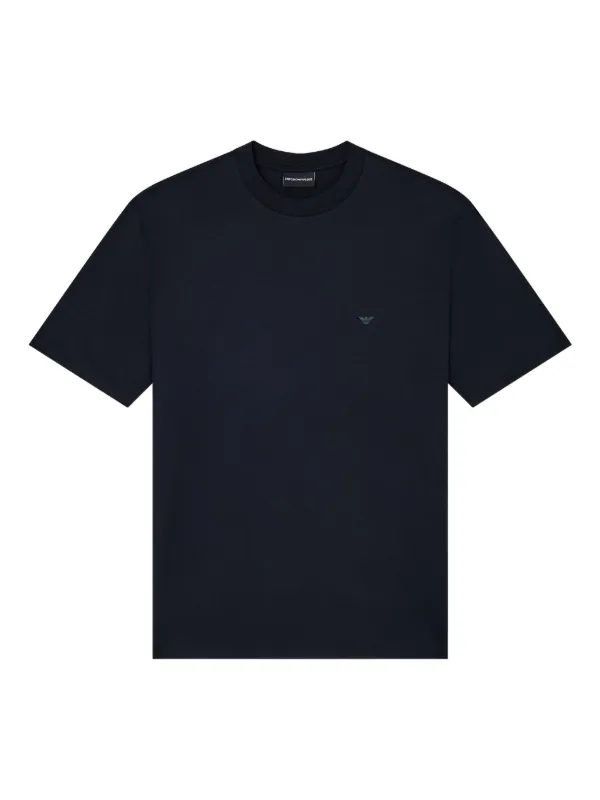 Emporio Armani イーグルロゴ Tシャツ | ブルー | FARFETCH JP