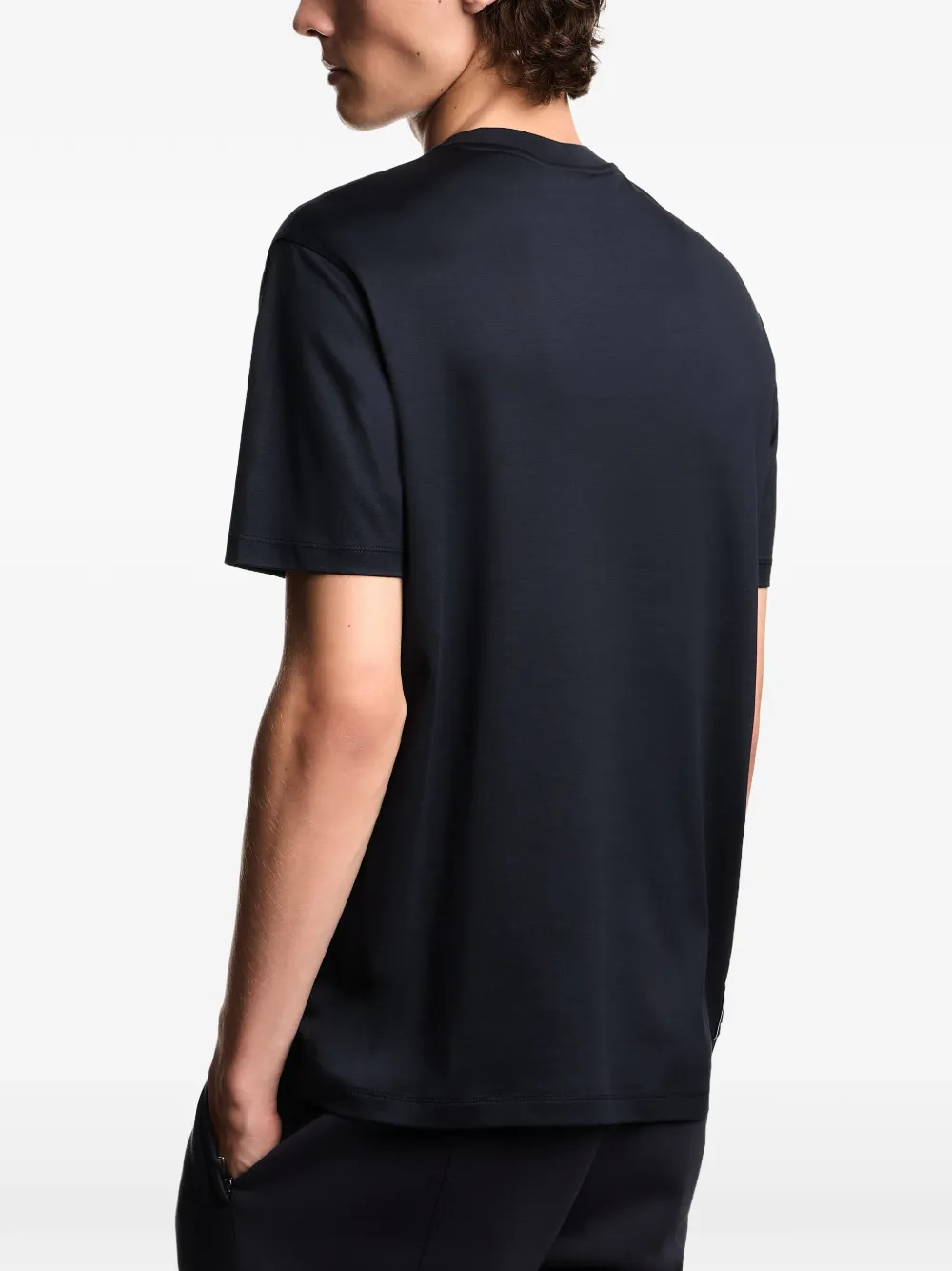 Emporio Armani T-shirt met logo Blauw
