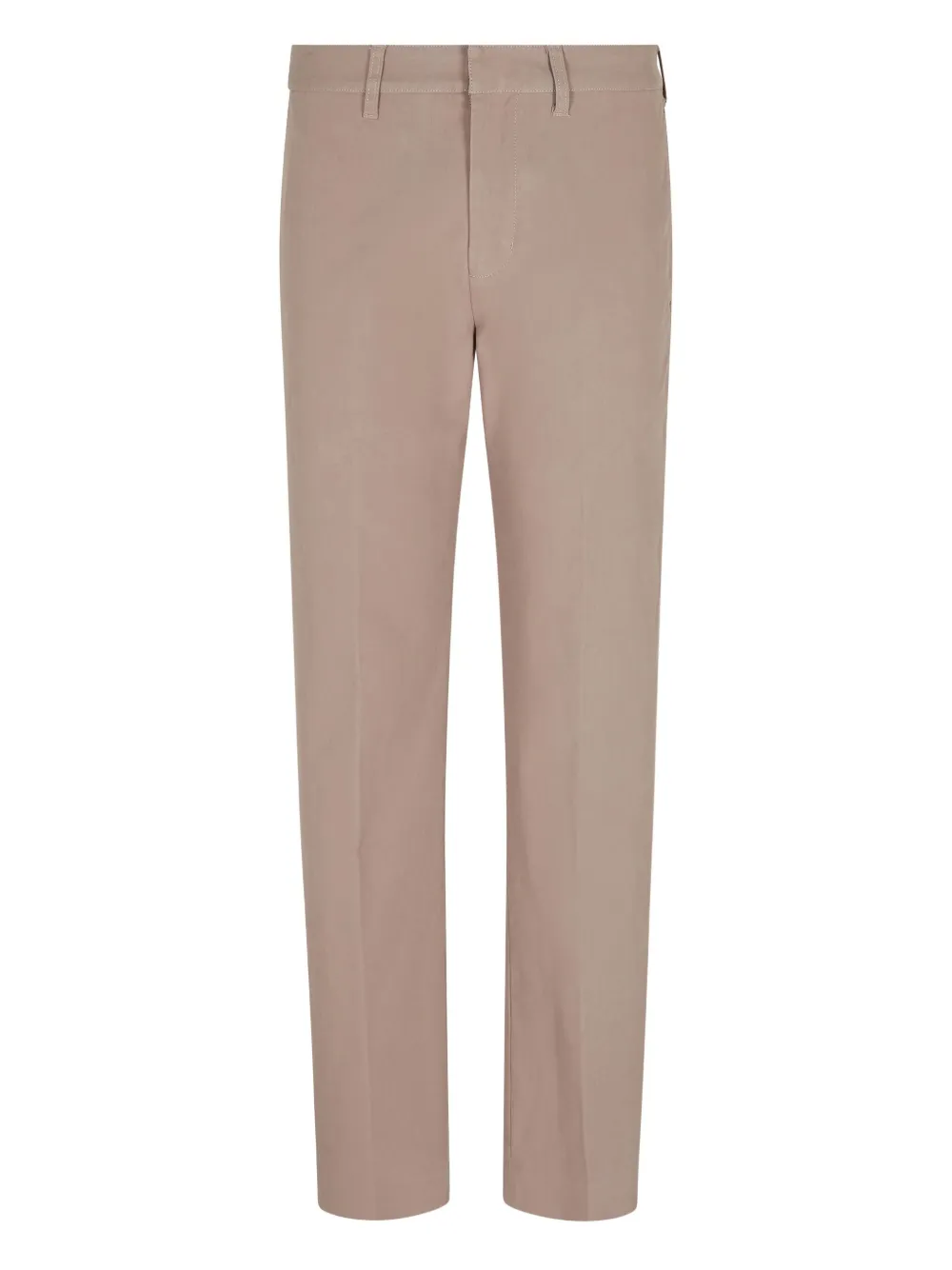Emporio Armani Broek met platte voorkant - Beige