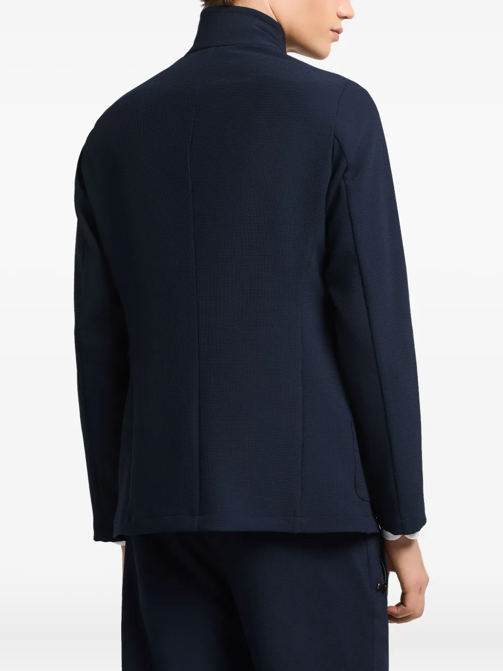 Emporio Armani Blazer met enkele rij knopen Blauw