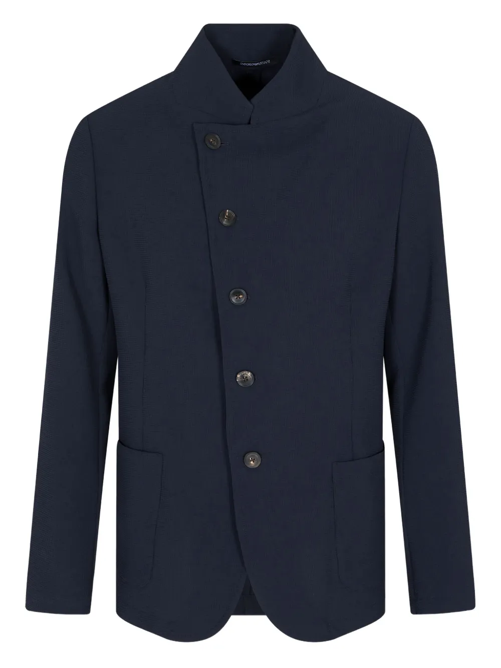 Emporio Armani single-breasted blazer | Blue | Image 1
