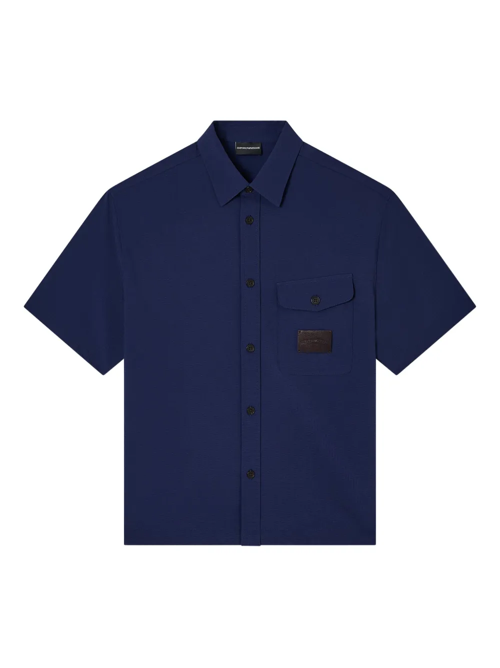 Emporio Armani patch-pocket shirt | Blue | Image 1