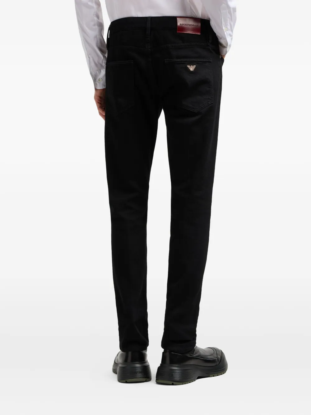 Emporio Armani Jeans met vijf zakken Zwart