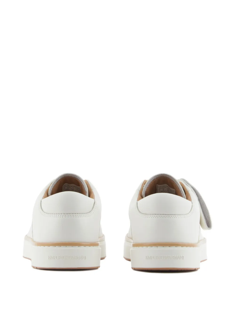 Emporio Armani Leren sneakers Wit