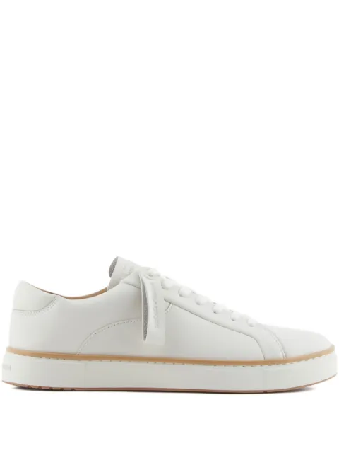 Emporio Armani leather lace-up sneakers