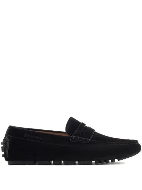 Emporio Armani leather loafers