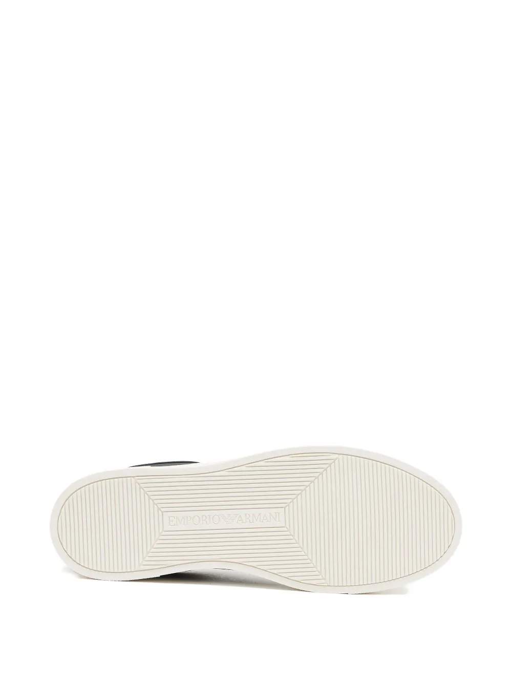 Emporio Armani logo-detail lace-up sneakers Black