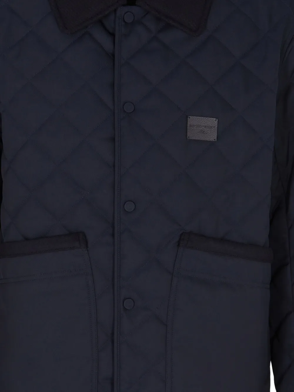 Emporio Armani quilted panelled padded jacket | Down Jackets | Image 2
