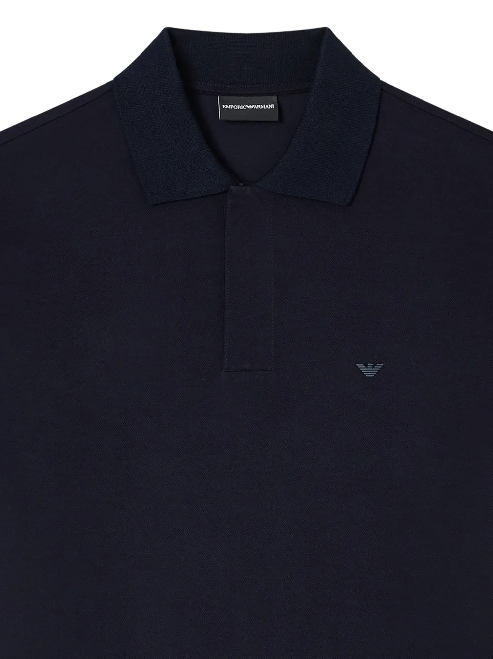 Emporio Armani Poloshirt met logo-applicatie Blauw