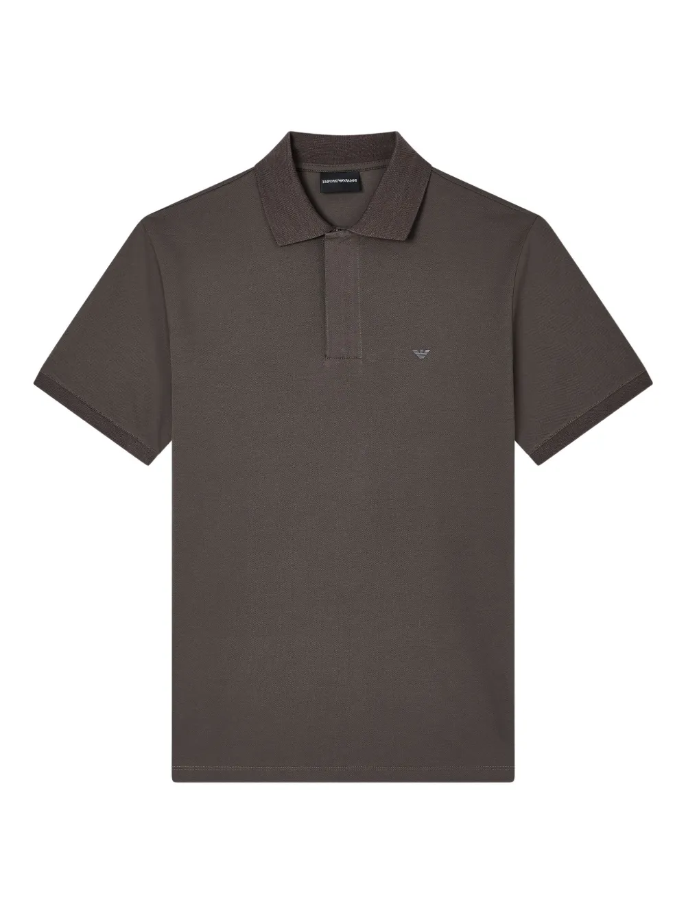 Emporio Armani Poloshirt met logo-applicatie Grijs