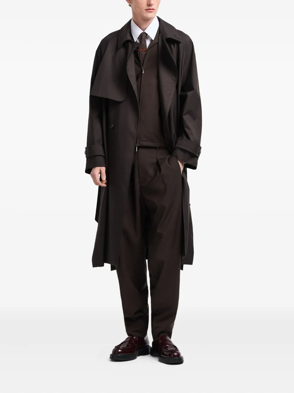 Emporio Armani Katoenen overhemd - Wit