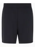 Emporio Armani textured track shorts - Blue