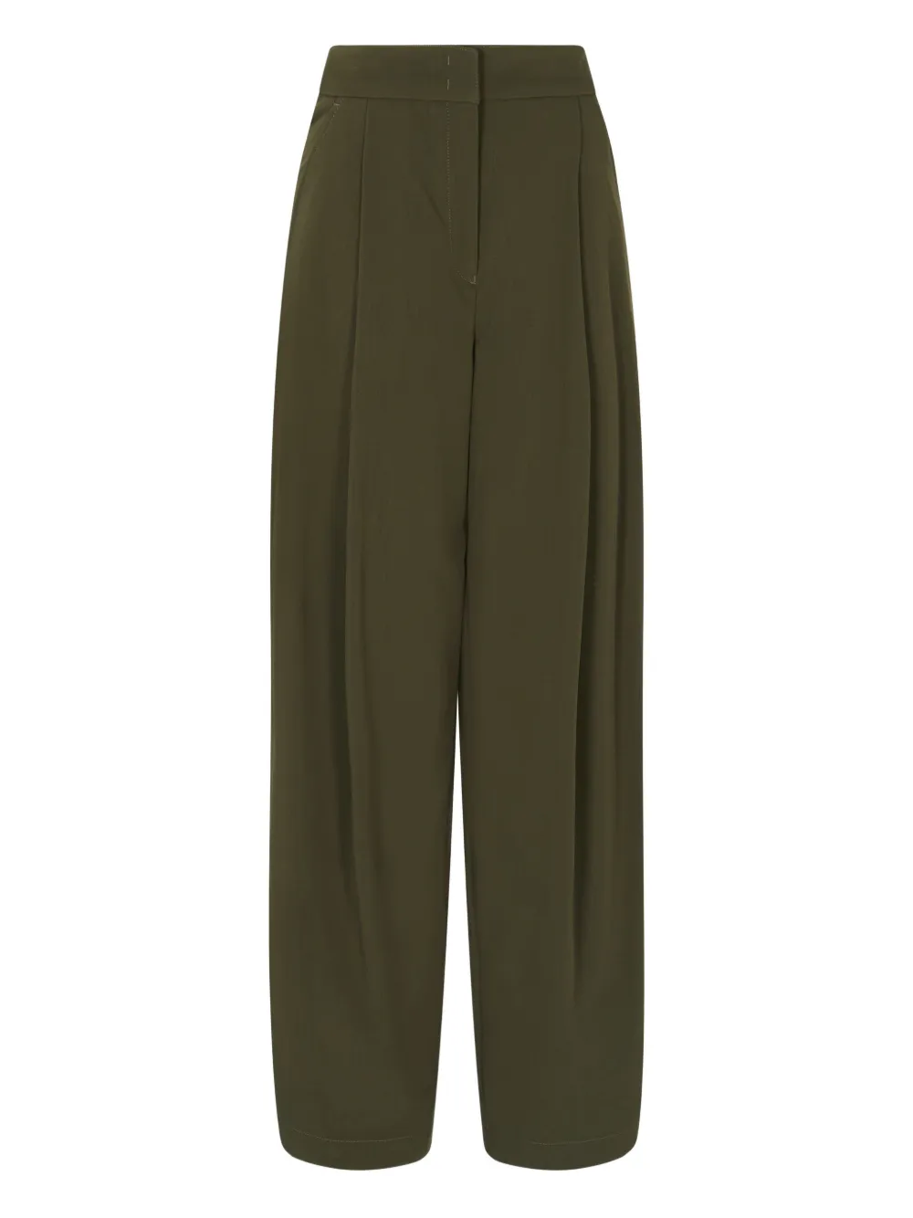 Emporio Armani Pantaloni plissé - Verde