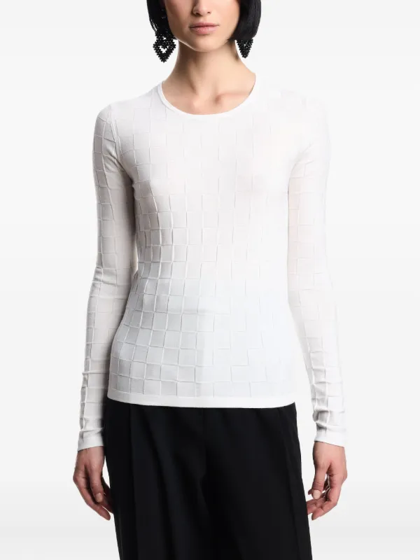 Emporio Armani long-sleeve T-shirt White FARFETCH JO
