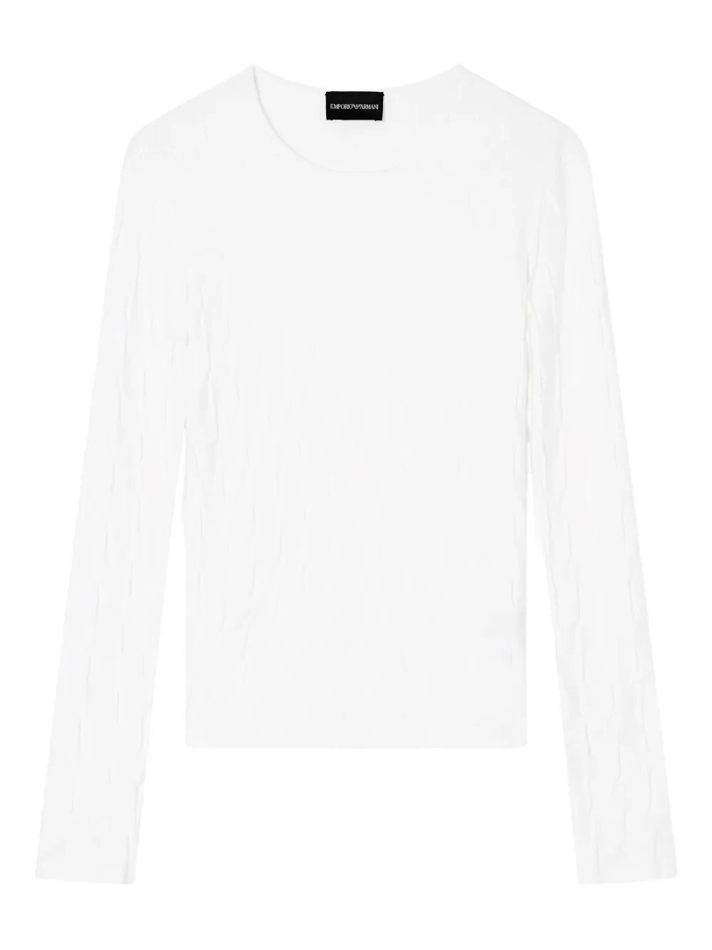 Emporio Armani T-shirt met lange mouwen Wit