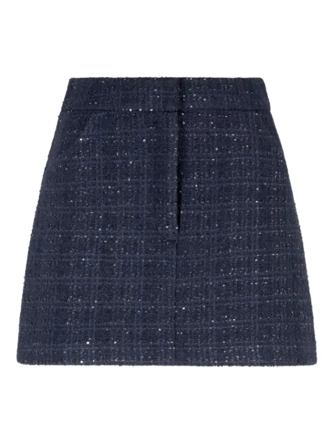 Emporio Armani sequin-embellished tweed skirt
