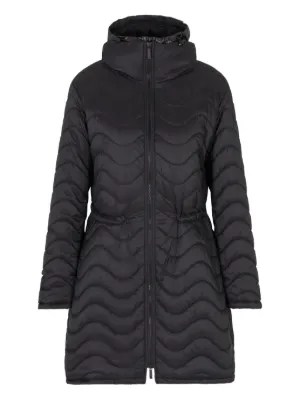 Emporio Armani リバーシブル キルティングコート | ブラック