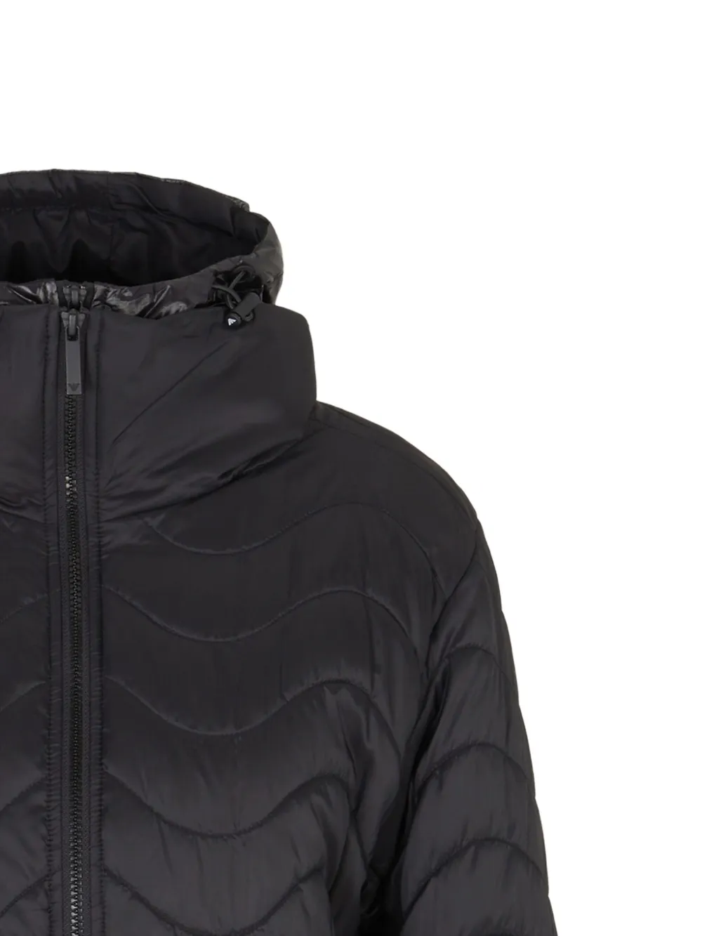 Emporio Armani Gewatteerde jas - Zwart