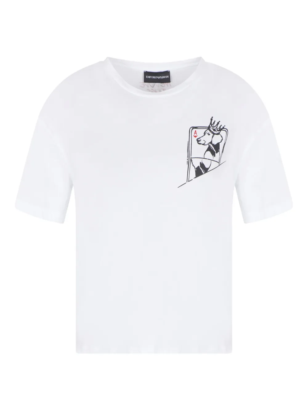 Emporio Armani T-shirt con grafica - Bianco