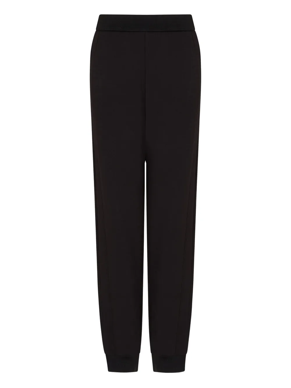 Emporio Armani Woman Pants Midnight Blue Size L Cotton In Black