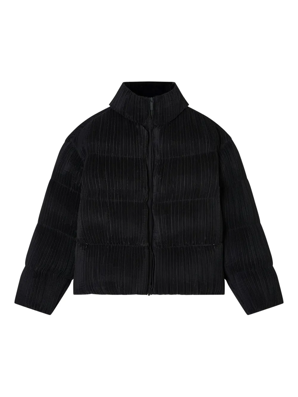 Emporio Armani Geplooid donsjack Zwart