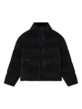 Emporio Armani pleated puffer jacket - Black