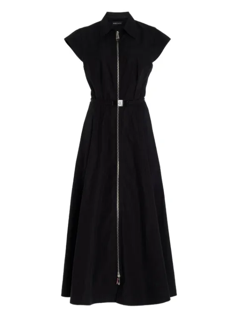Brandon Maxwell zip-up belted dress