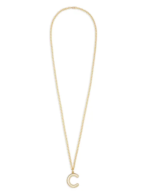 Roxanne Assoulin Big Puffy Initial necklace