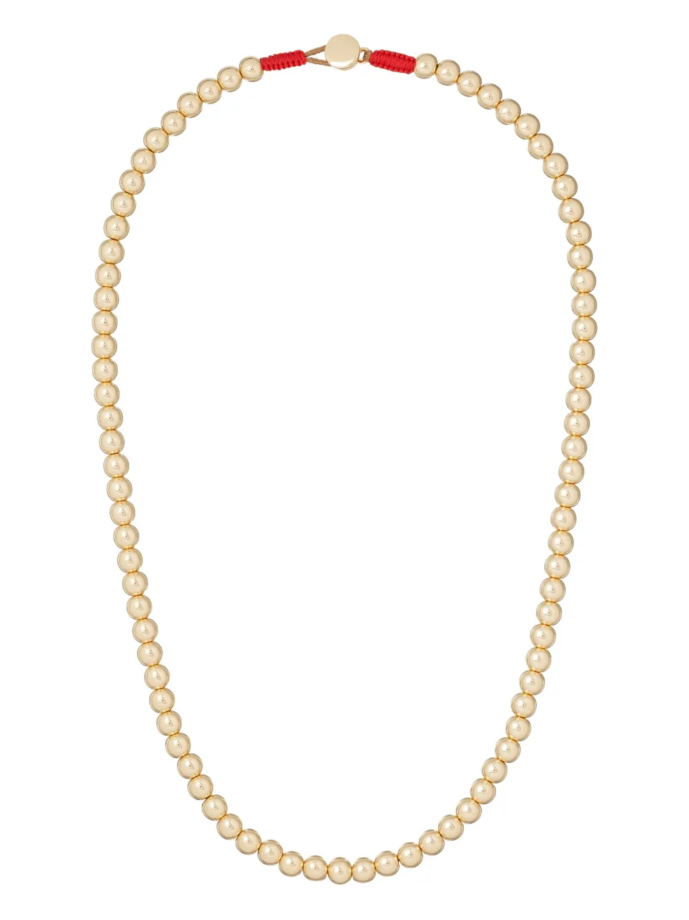 gold bead necklace