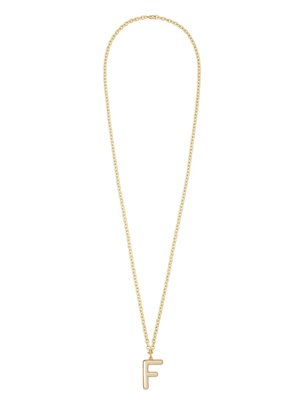 Roxanne Assoulin Big Puffy Initial necklace - Oro