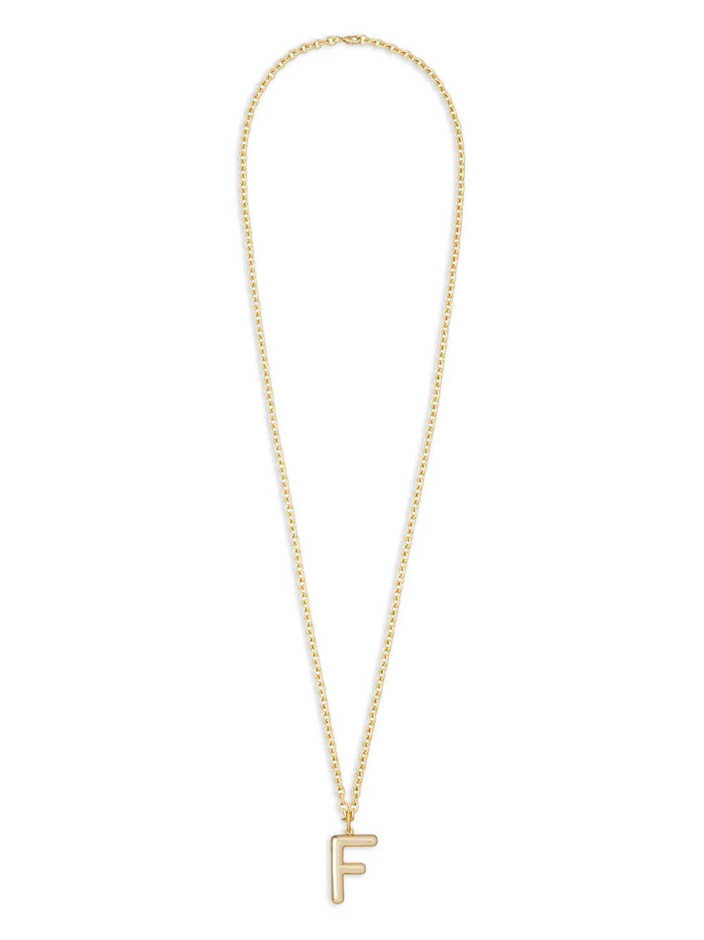 Roxanne Assoulin Big Puffy Initial necklace | Gold | Image 1