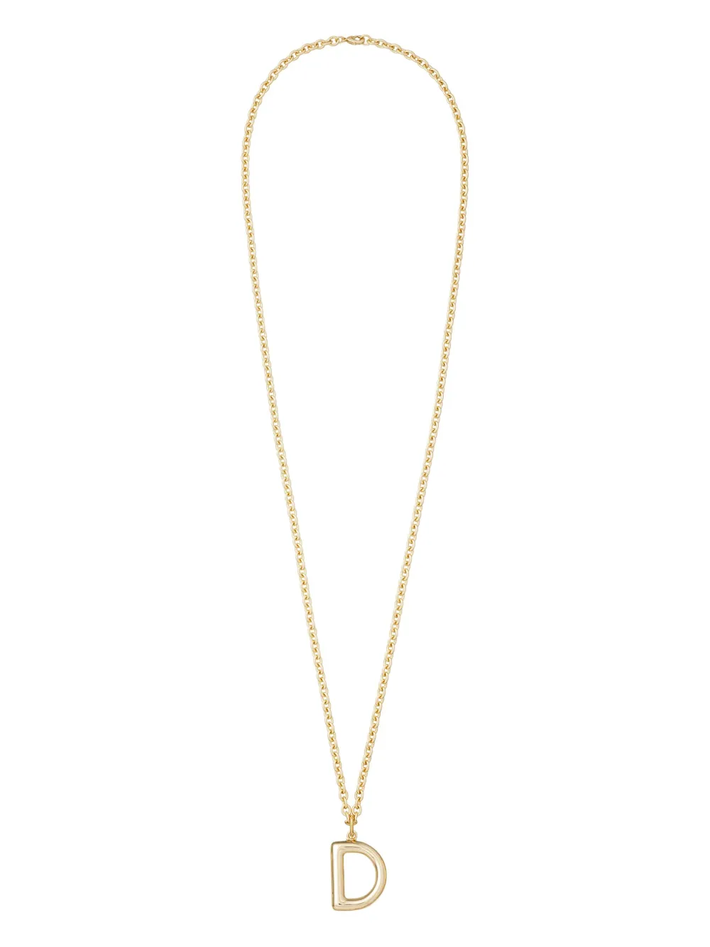 Roxanne Assoulin Big Puffy Initial necklace - Oro