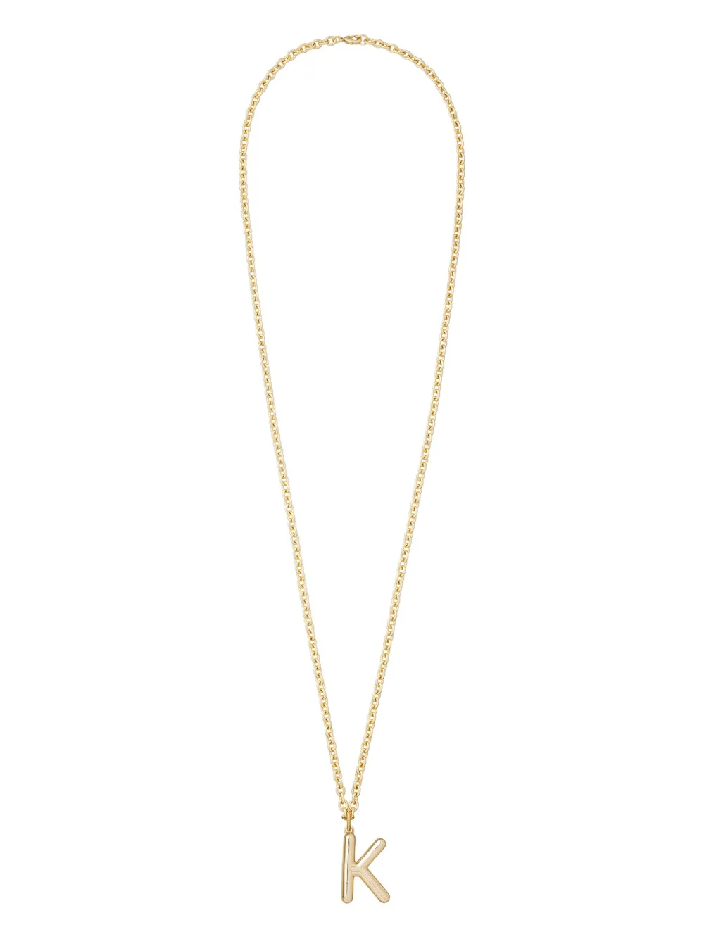 Roxanne Assoulin Big Puffy Initial necklace - Oro