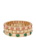 Roxanne Assoulin beaded gemstone bracelet - Gold