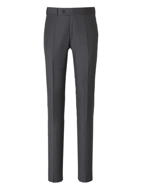 Scabal button-zip wool trousers